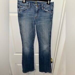 7 For All Mankind “A” Pocket Bootcut Jeans Size 28
